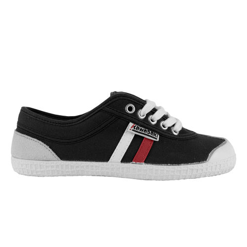 23 Canvas K2360W14 Black Red/White Stripe - Kawasaki Footwear